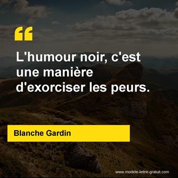 Citation Blanche Gardin