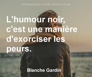 Citation de Blanche Gardin