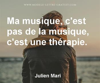 Citation de Julien Mari