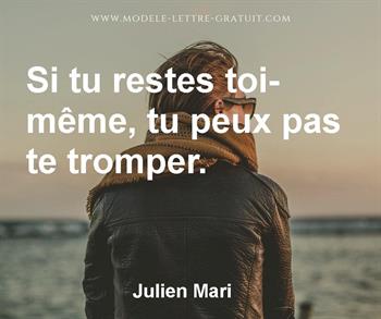 Citation de Julien Mari