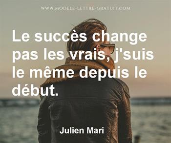 Citation de Julien Mari