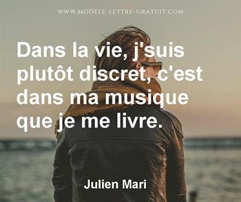 Citation de Julien Mari