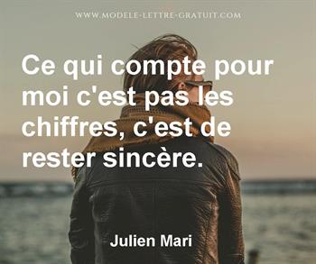 Citation de Julien Mari