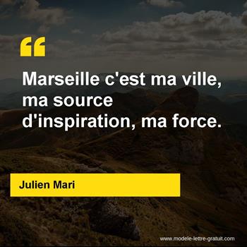 Citation Julien Mari