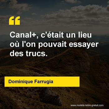 Citation Dominique Farrugia