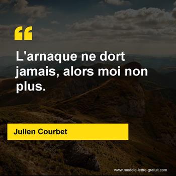 Citation Julien Courbet