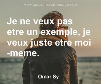Citation de Omar Sy