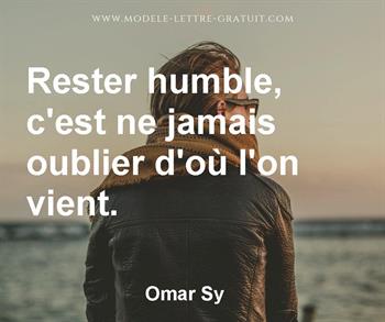 Citation de Omar Sy