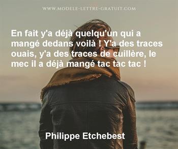 Citation de Philippe Etchebest