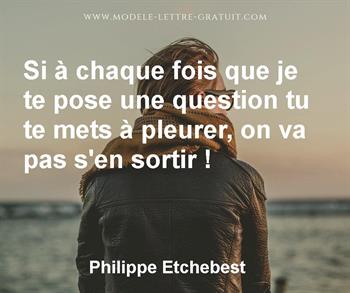Citation de Philippe Etchebest
