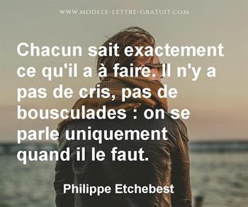 Citation de Philippe Etchebest