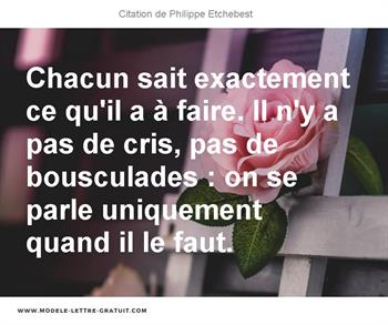 Citations Philippe Etchebest