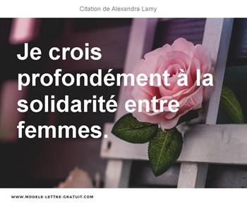 Citations Alexandra Lamy