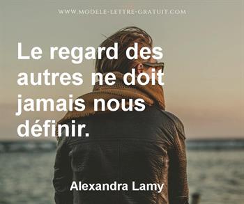 Citation de Alexandra Lamy