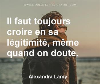 Citation de Alexandra Lamy
