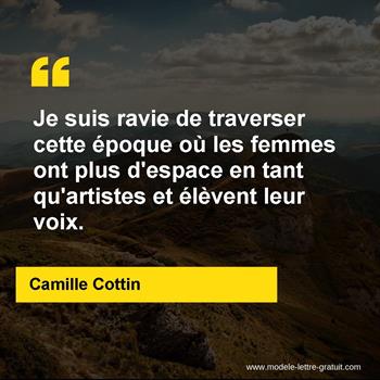 Citation Camille Cottin