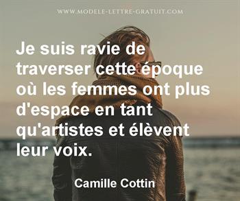 Citation de Camille Cottin