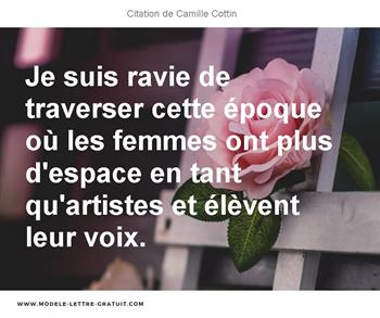 Citations Camille Cottin