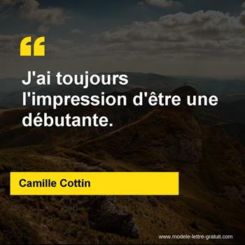 Citation Camille Cottin