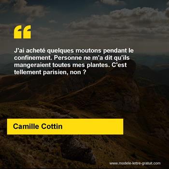 Citation Camille Cottin