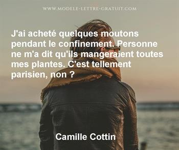 Citation de Camille Cottin