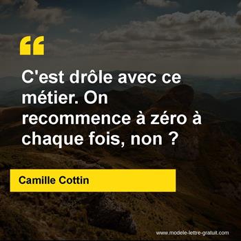 Citation Camille Cottin