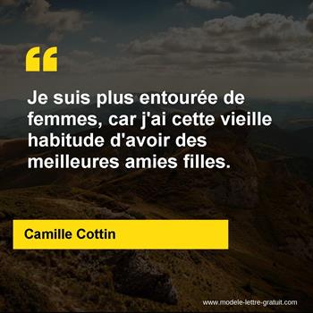 Citation Camille Cottin