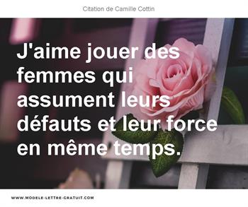 Citations Camille Cottin