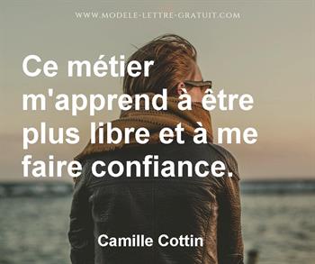Citation de Camille Cottin