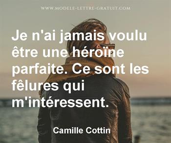 Citation de Camille Cottin