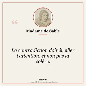 Citation Madame de Sablé
