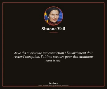 Citation de Simone Veil