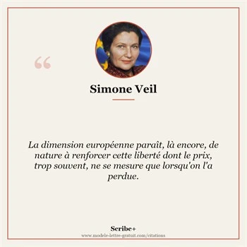 Citation Simone Veil
