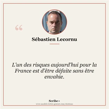 Citation Sébastien Lecornu
