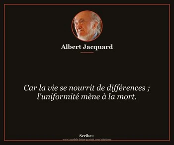 Citation de Albert Jacquard