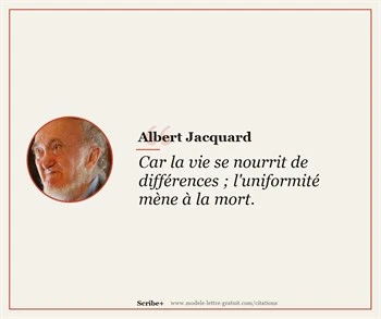 Citations Albert Jacquard