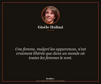 Citation de Gisèle Halimi