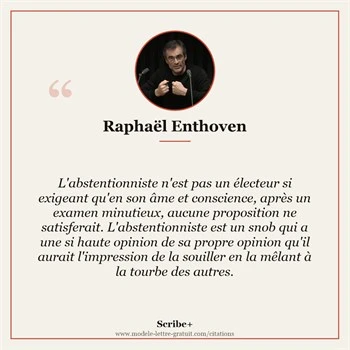 Citation Raphaël Enthoven