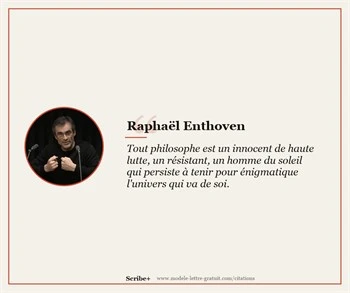 Citations Raphaël Enthoven