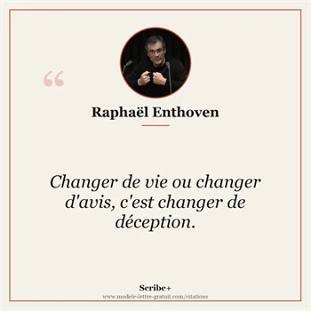 Citation Raphaël Enthoven
