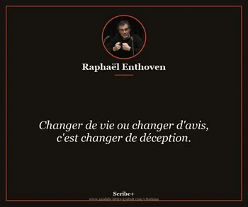 Citation de Raphaël Enthoven