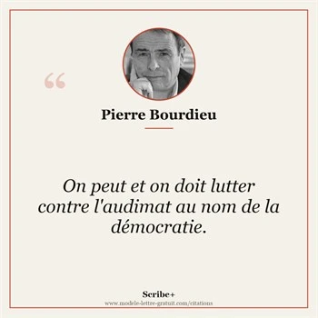 Citation Pierre Bourdieu
