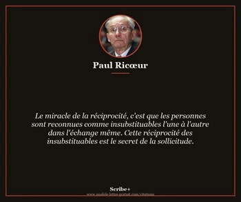 Citation de Paul Ricœur