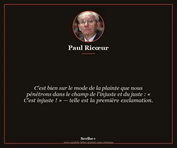 Citation de Paul Ricœur