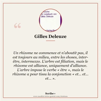 Citation Gilles Deleuze
