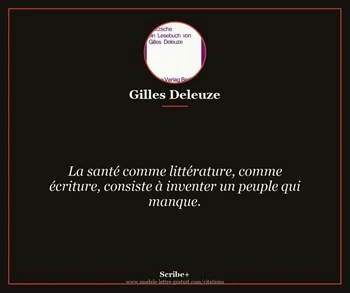 Citation de Gilles Deleuze