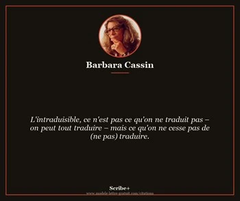 Citation de Barbara Cassin