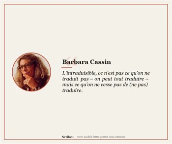 Citations Barbara Cassin