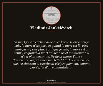 Citation de Vladimir Jankélévitch