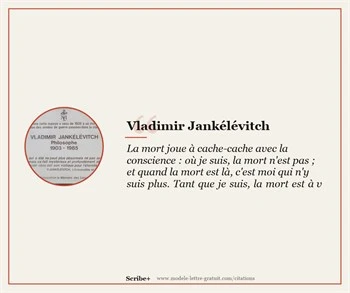 Citations Vladimir Jankélévitch